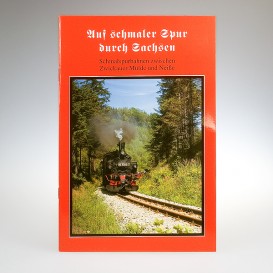 Broschüre "Auf schmaler Spur durch Sachsen"